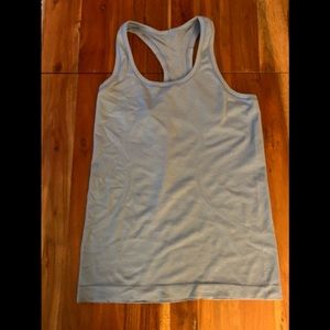 Lululemon light blue tank top